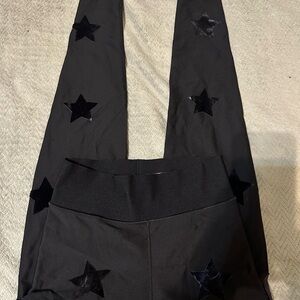 Black Leggings with Star Pattern ultracor